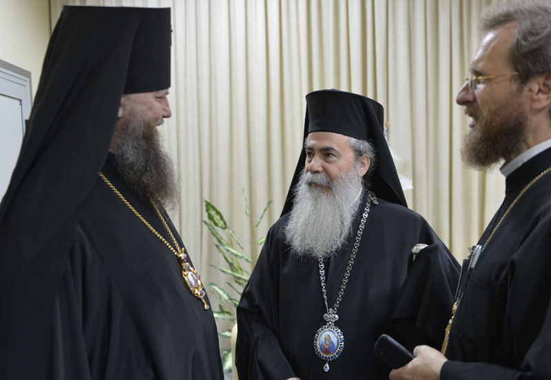 Блаженнейший Патриарх в Церковном Центре Минска