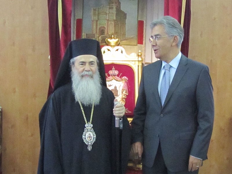 Блаженнейший Патриарх с новым Генеральным Консулом Греции