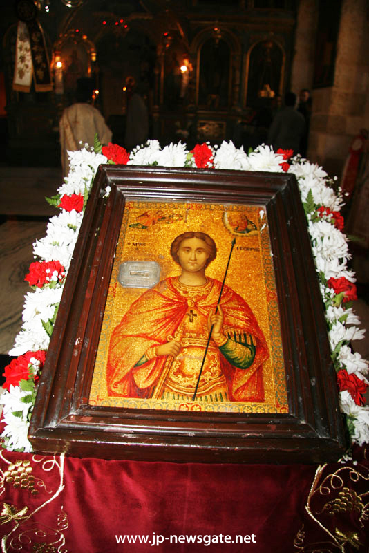 Икона Святого Георгия (в храме Святого Георгия Еврейского)