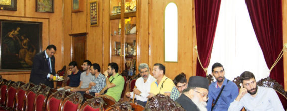 Группа с Кипра в зале Патриархата